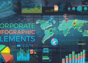 Colorful Corporate Infographic Elements