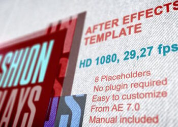 Fashion Displays with Text Presentation
