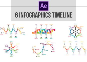 Infographics 6 Roadmaps Template