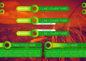 Colorful Lower Thirds Pack