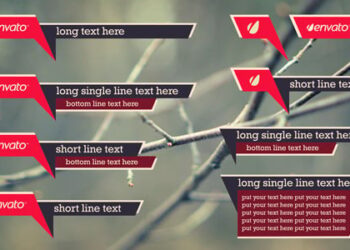 Simple Angle Lower Thirds Pack